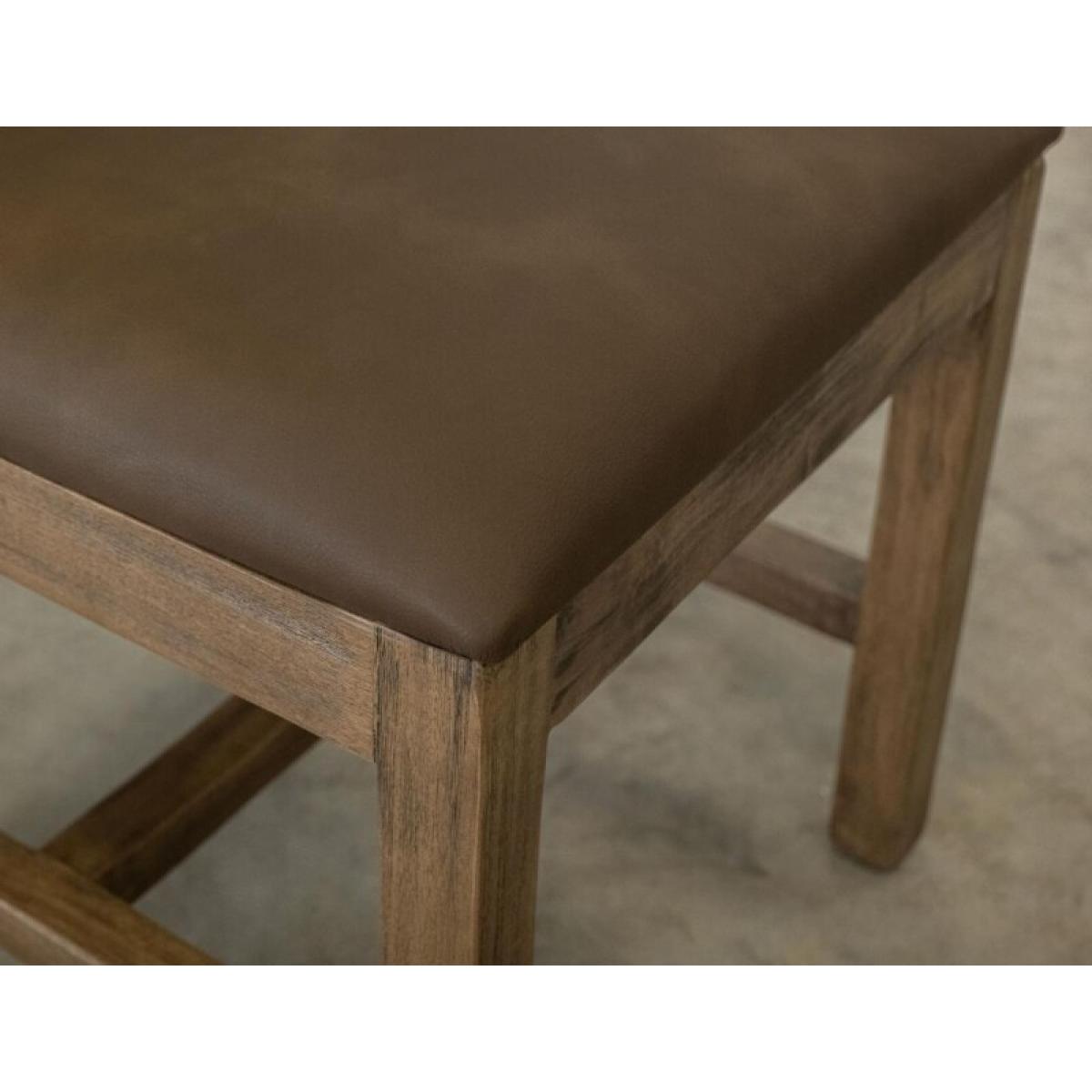 Natural Teca Wooden Chair - Image 7
