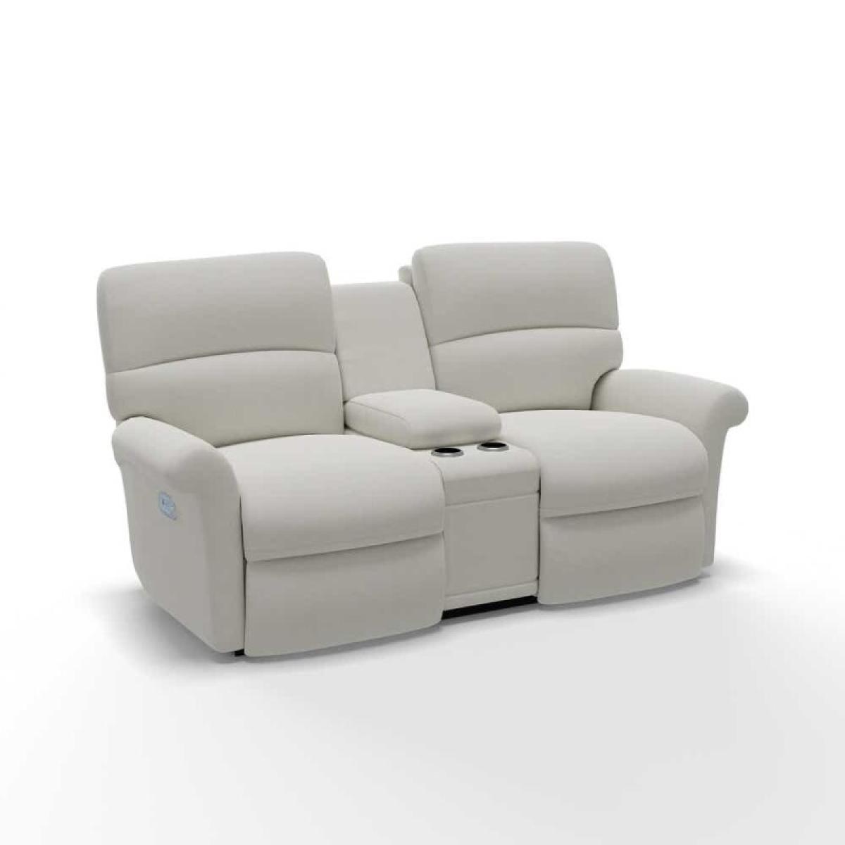 Robin Power Reclining Loveseat W/ Headrest, Lumbar & Console - Image 2