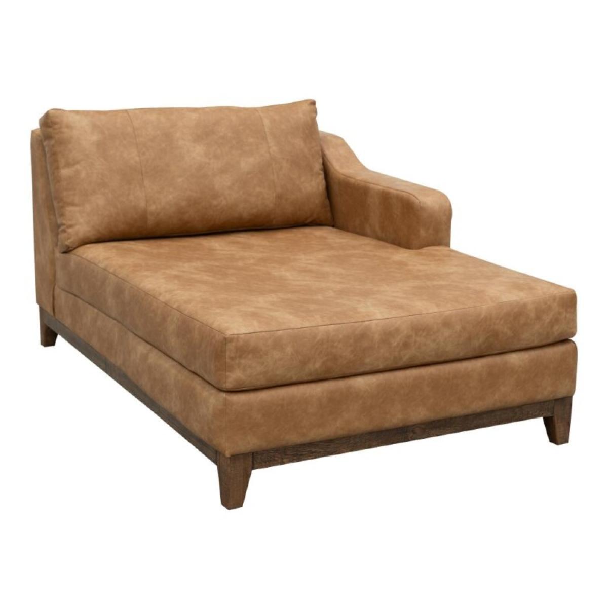 Wooden Frame & Base, Sectional Right-Arm Chaise - Olivo - Image 2