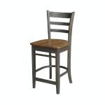 Dining Essentials - Emily Stool in Hickory & Coal