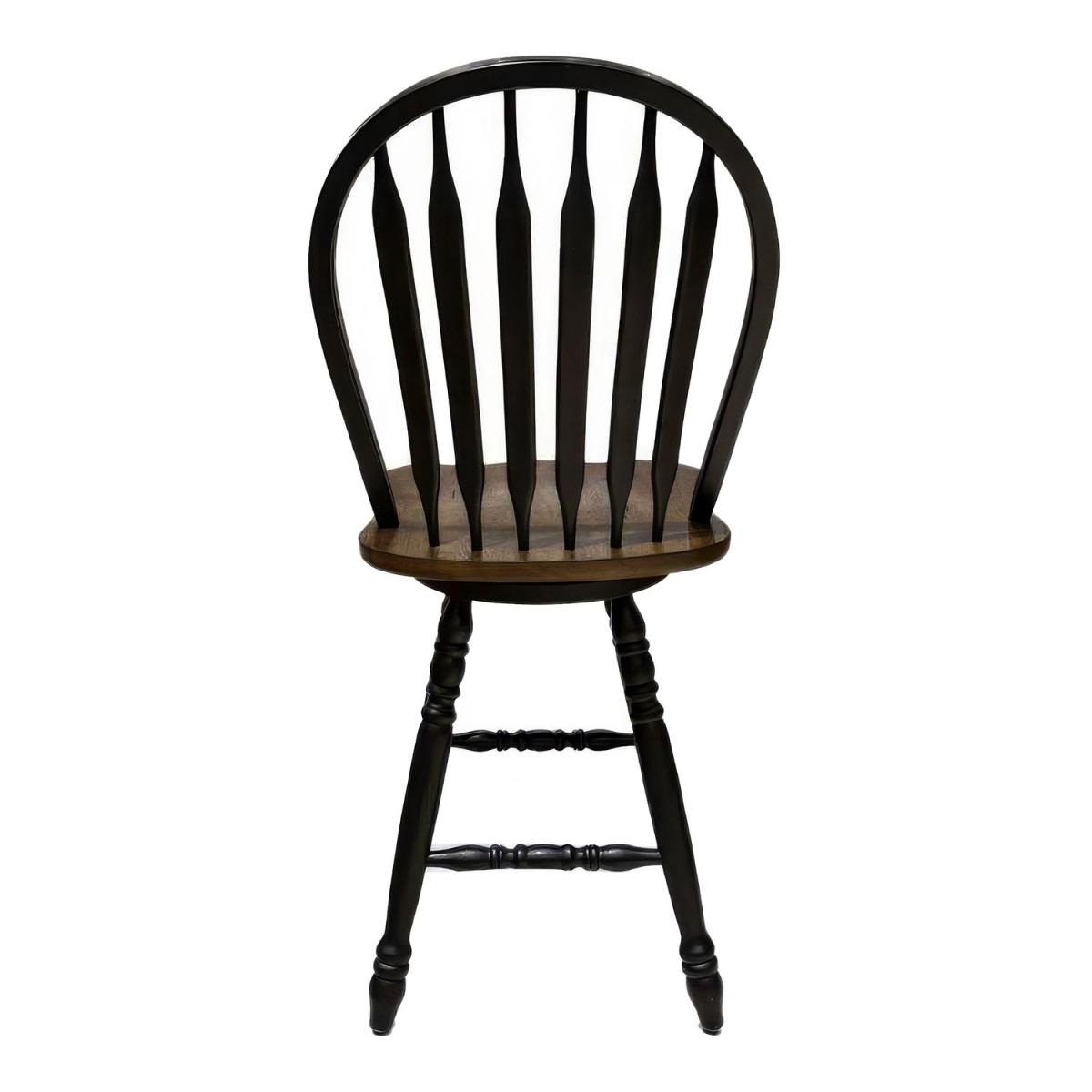 Carolina Crossing Windsor Swivel Counter Chair - Black - Image 5