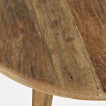 Reclamation Salvaged Wood Round Dining Table - Image 9