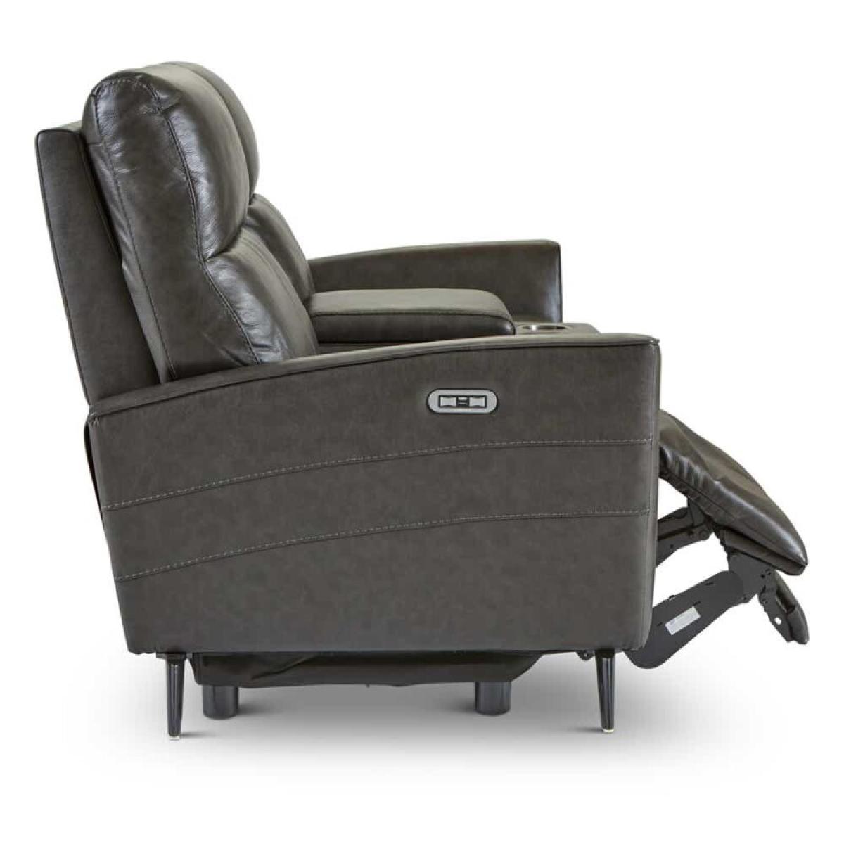 Higbee Power Loveseat W/ Power Headrest - Image 7