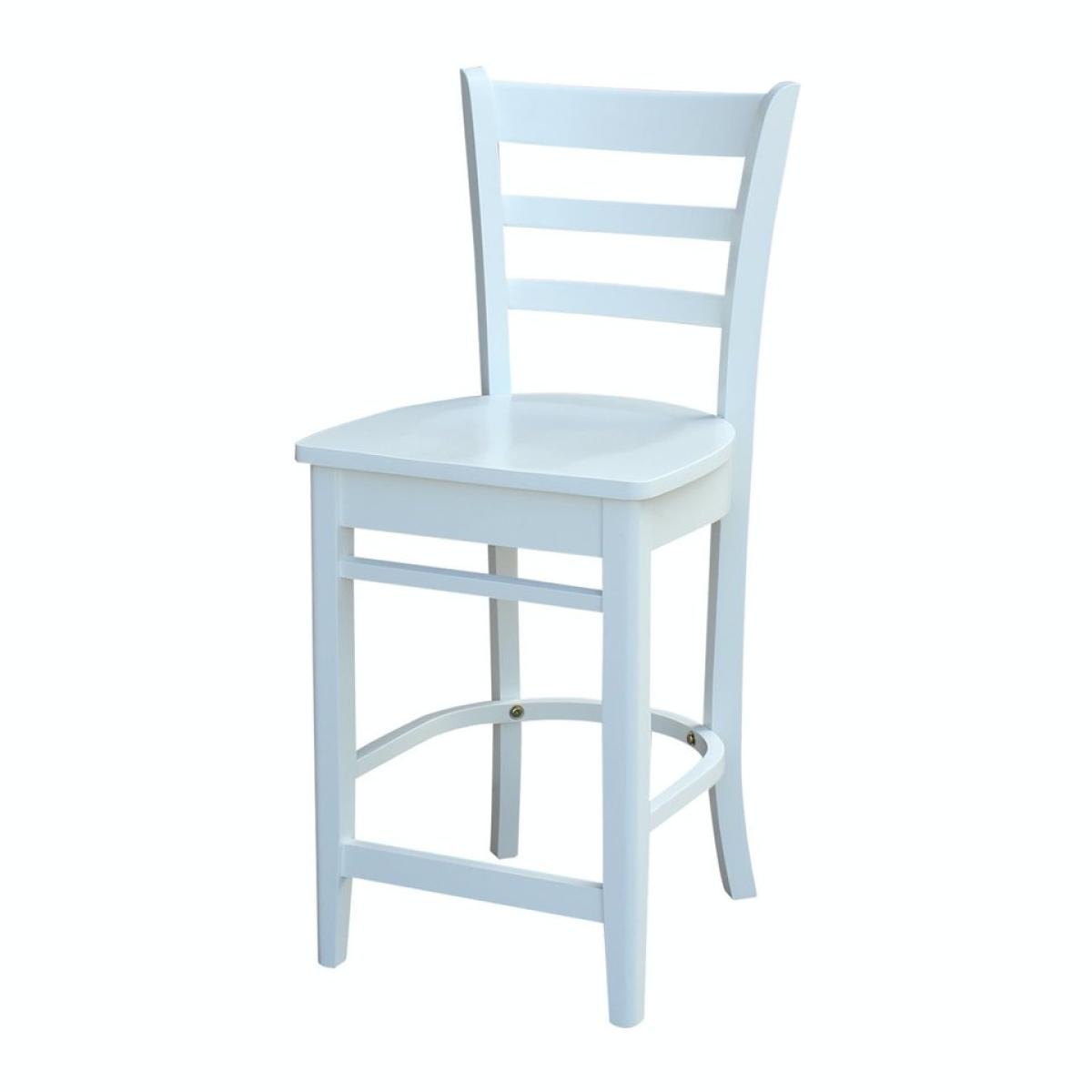 dfa12859dc91be07d35b361ccdc7797b Dining Essentials - Emily Stool in Pure White - Image 1