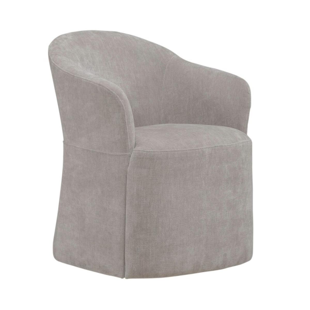 Accent Dining Chair w/ Casters - Truffle - Image 4