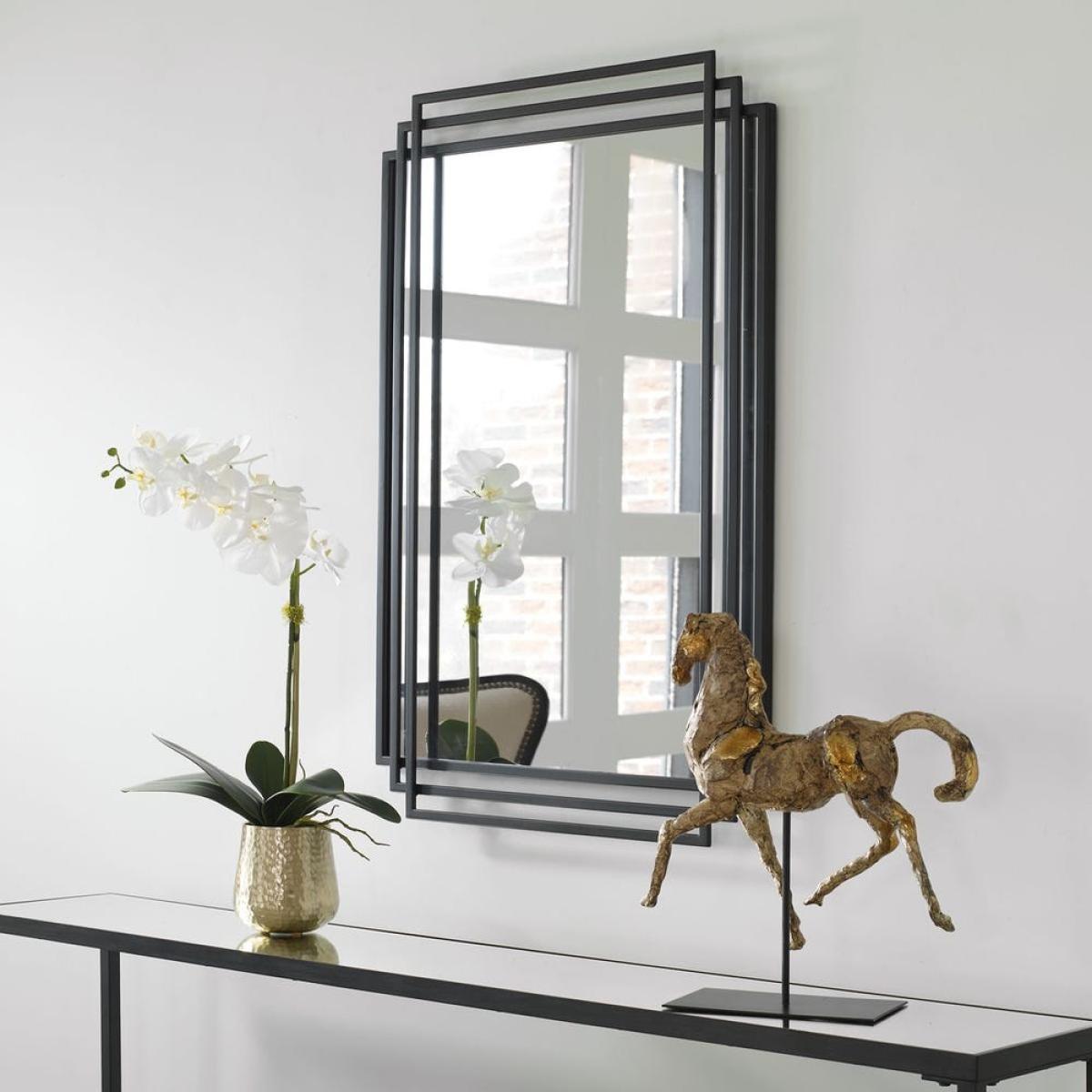 Amherst Mirror, Black - Image 4