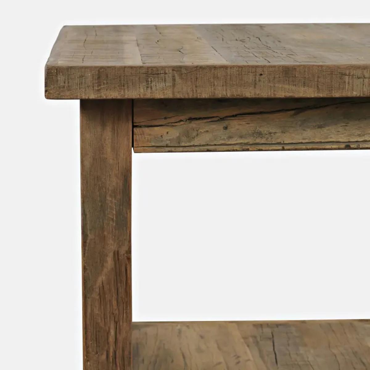 Reclamation Salvaged Wood End Table - Image 8