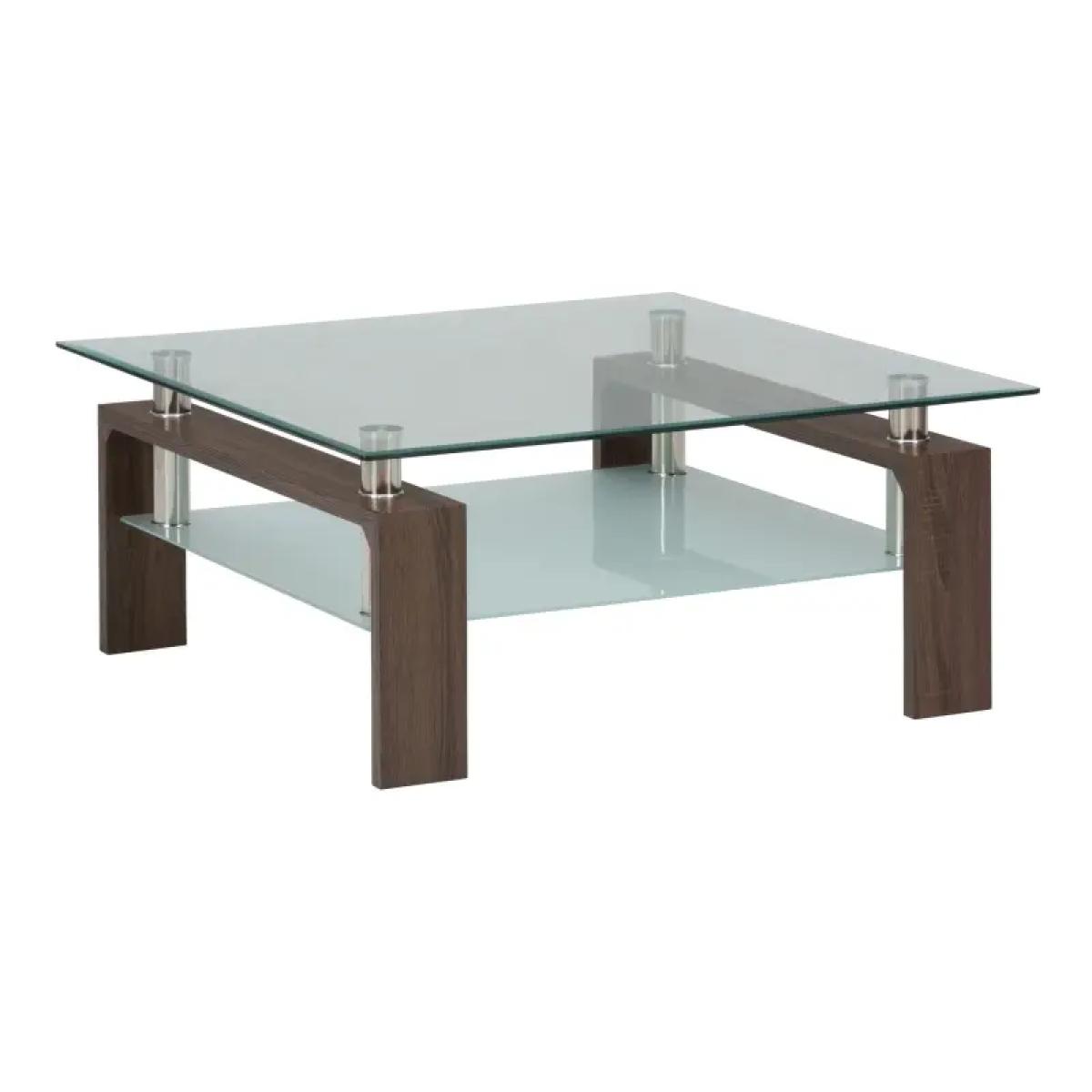 Compass Square Glass Coffee Table - Image 3