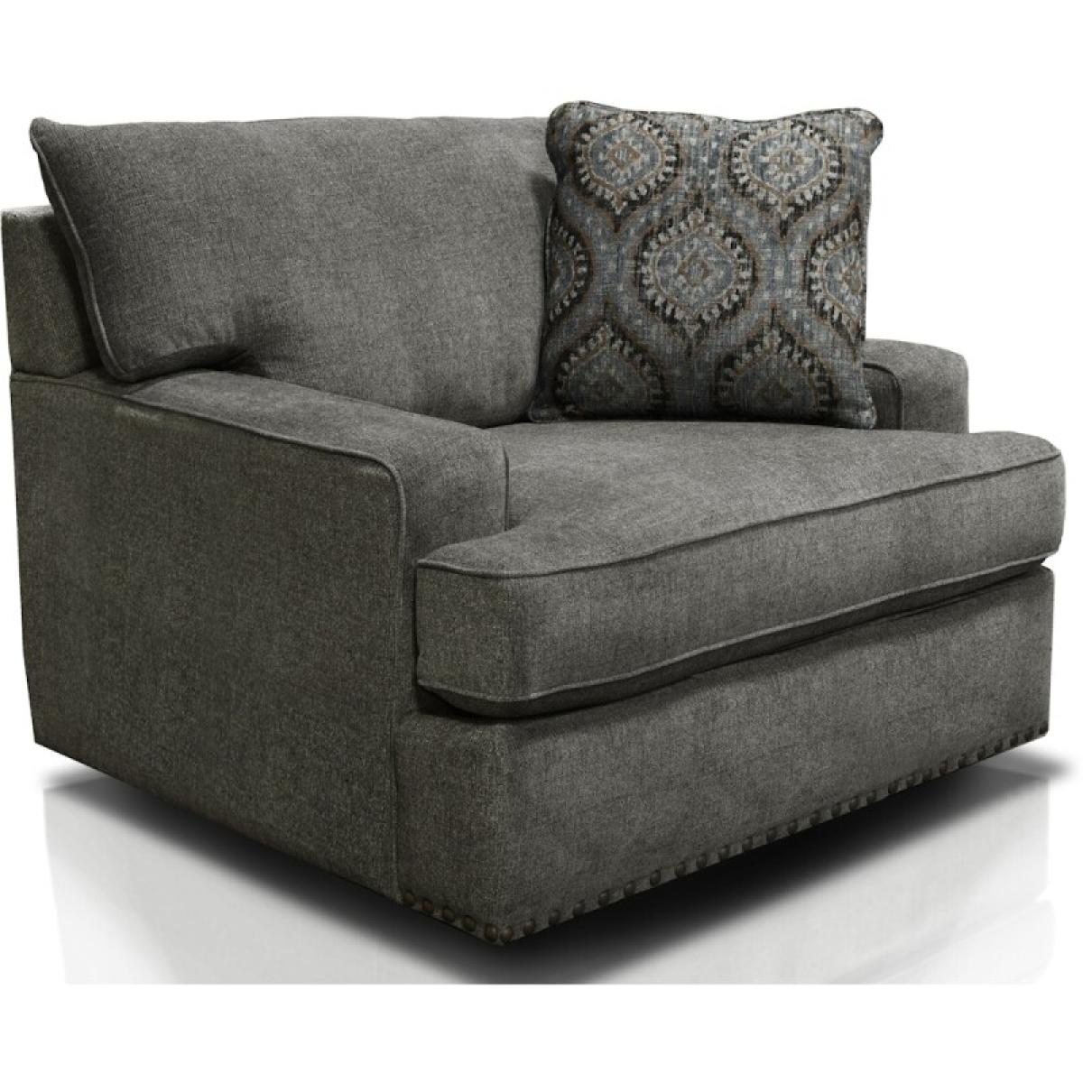 Emerson Swivel Chair With Nails - Image 2