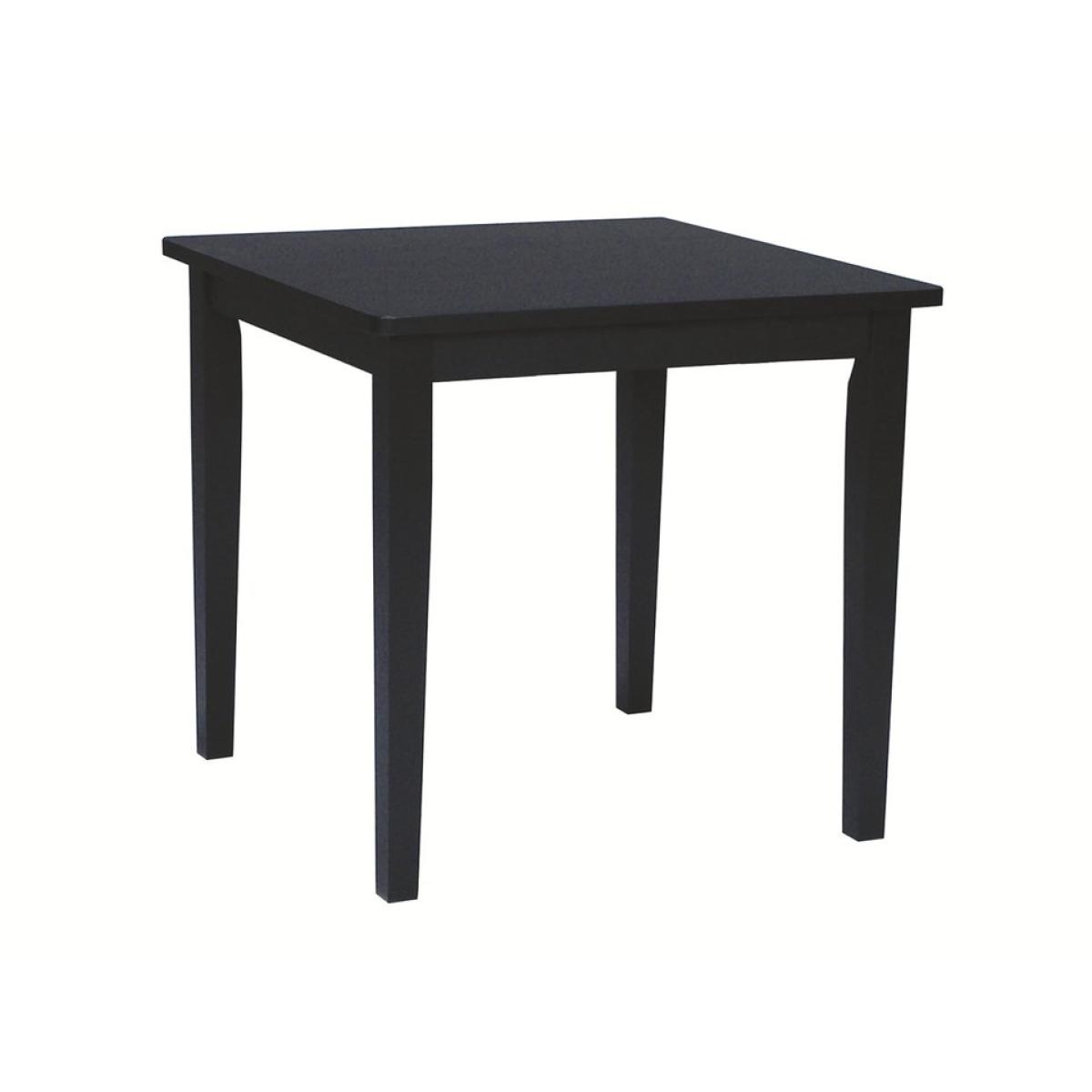 e0f99d53fc12a4f5ffff73783cf44ee0 Dining Essentials - 36'' Square Top w/ 30'' Shaker Legs in Black - T46-3636T - Image 1