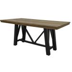 Counter Height Table Base - Loft Brown - Image 3