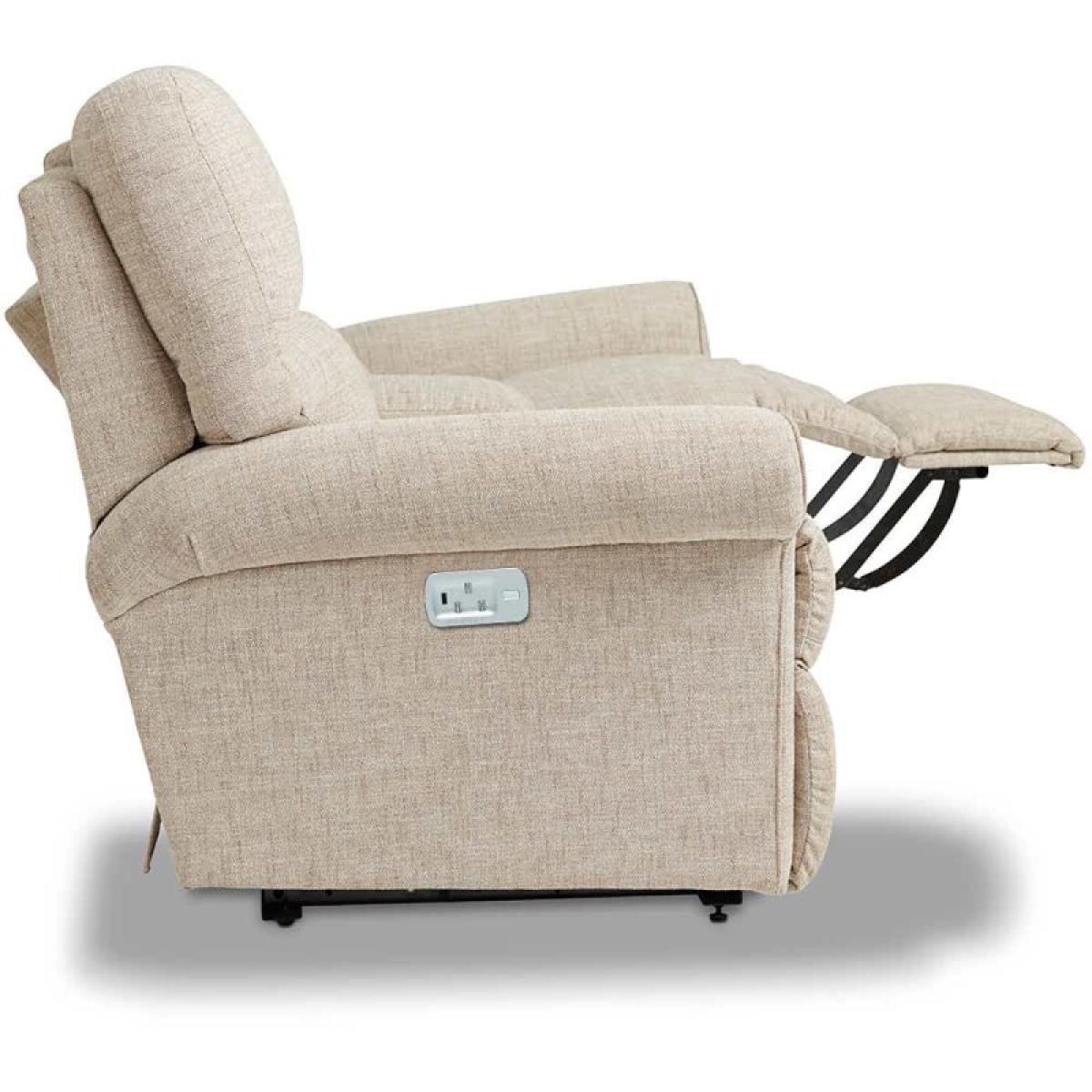Robin Power Reclining Loveseat W/ Headrest, Lumbar & Console - Image 6
