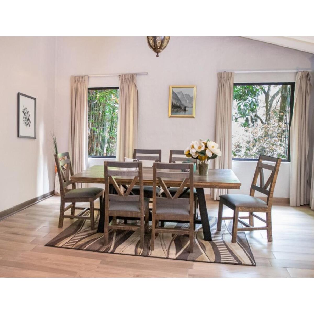 Loft Brown, Rectangular Dining Table - Loft Brown - Image 6