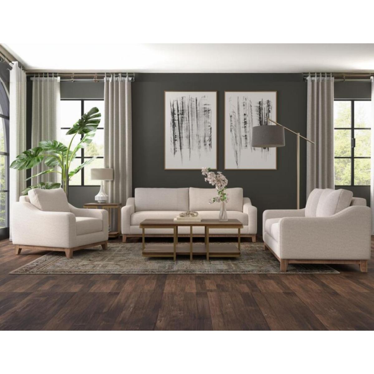 Wooden Frame & Base, Armchair - Olivo - Image 4