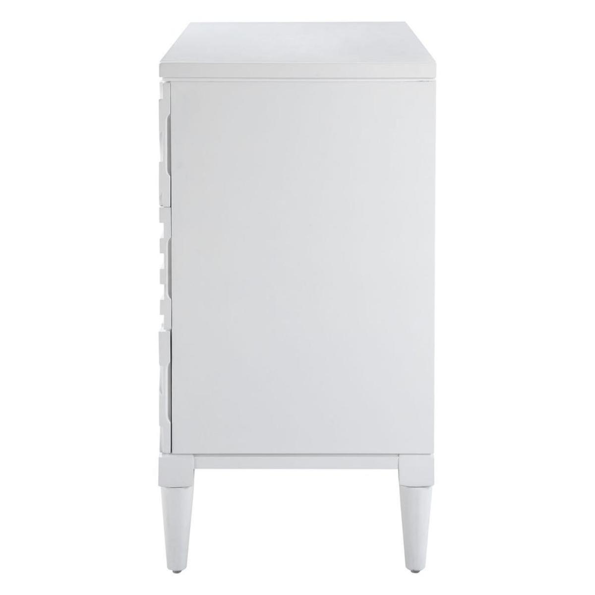 Colby 3 Drawer Chest, White - Image 6