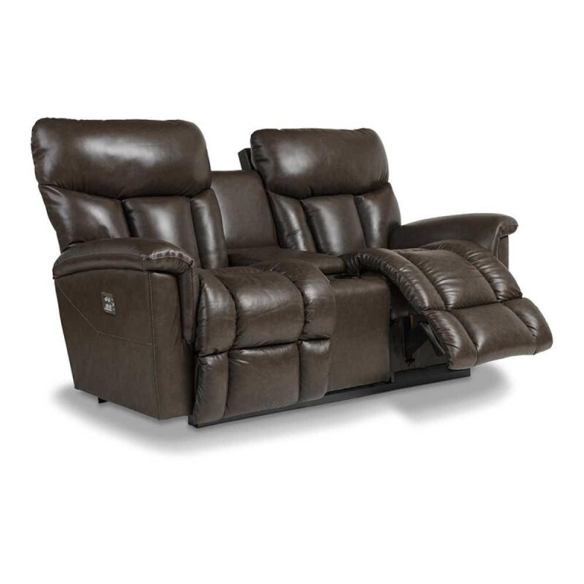 Mateo Power Wall Reclining Loveseat W/ Console Headrest & Lumbar - Image 12