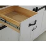 3 Drawer 2 Sliding Doors 4 Mesh Doors Wood Island - Pueblo - Image 8