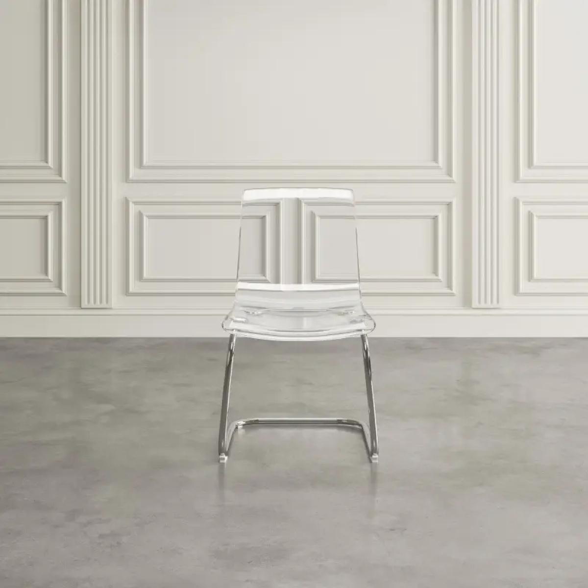 Clarity Transparent Dining Chair - Image 5
