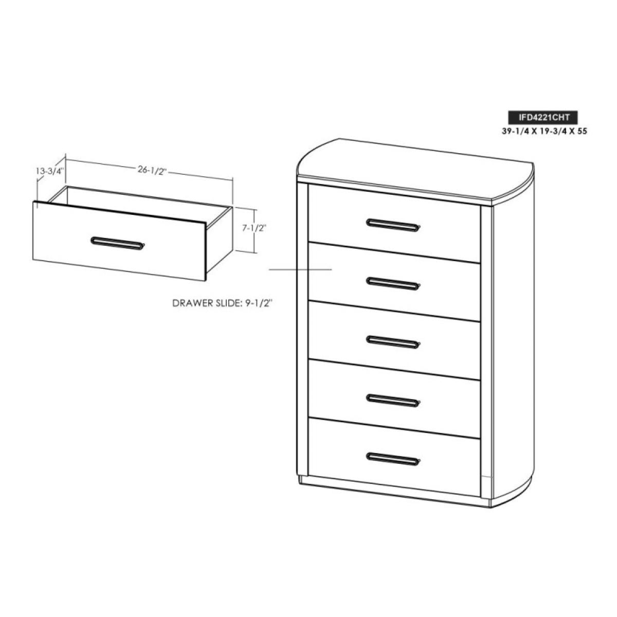 5 Drawer, Chest - Balam - Image 10