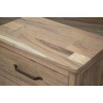 2 Drawer Nightstand - Natural Parota - Image 4