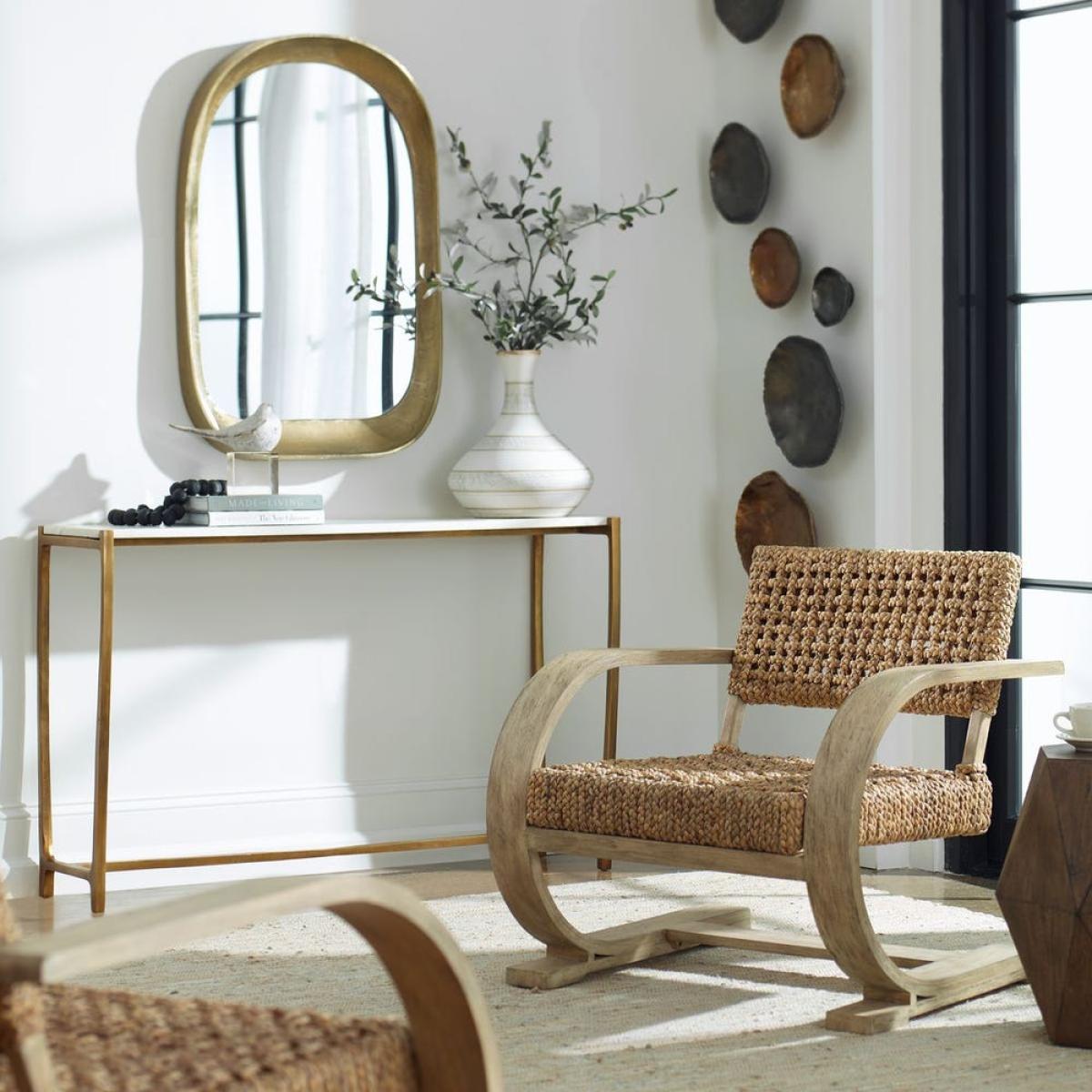 Bradano Arch Mirror, Brass - Image 6