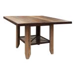 52" Counter Height Table - Antique
