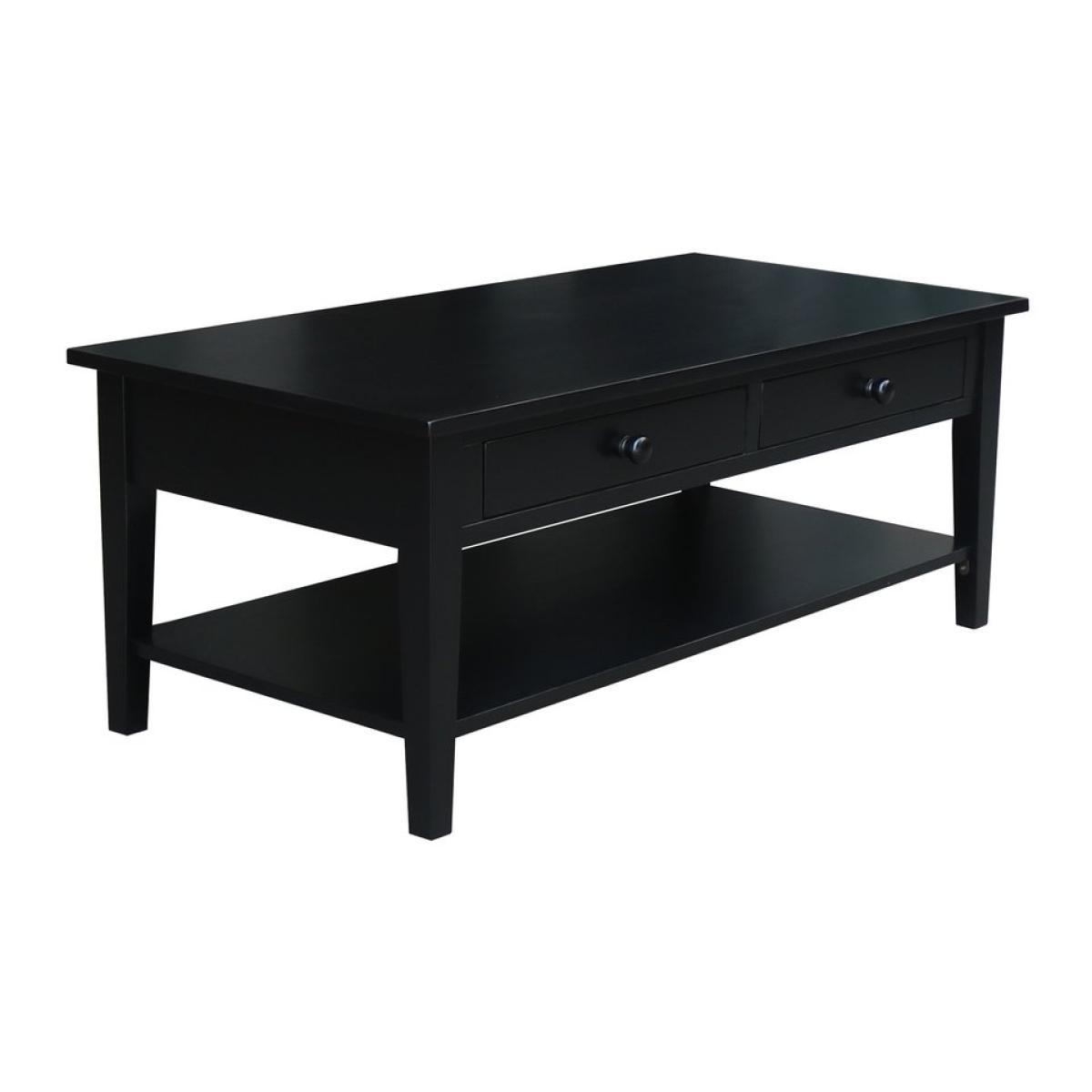 e2ae1139066472bf632dc8104a772cf0 Destinations Collection - Spencer Coffee Table in Black - Image 1