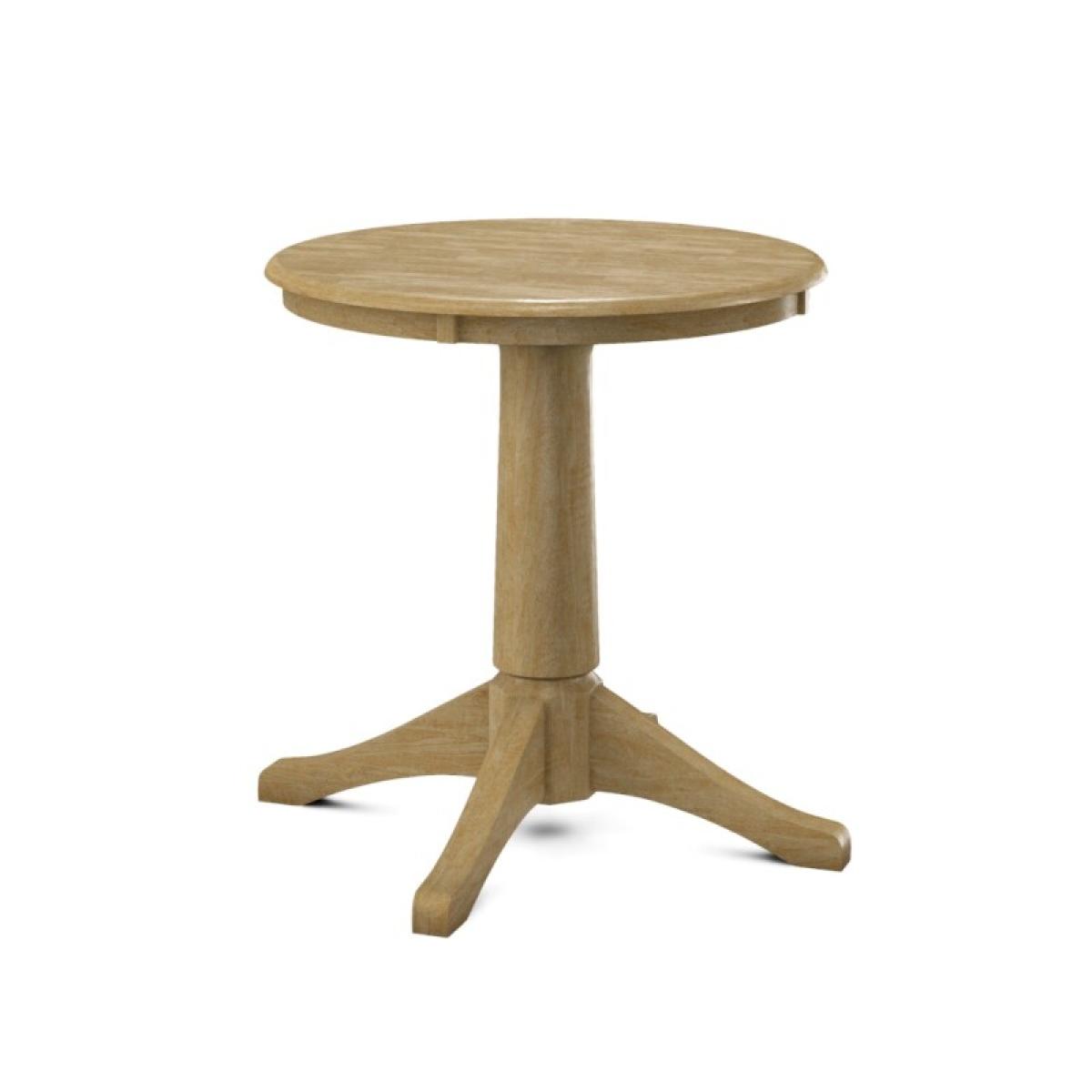 Build Your Own Pedestal Table w/30"H Small Transitional Pedestal - Image 16