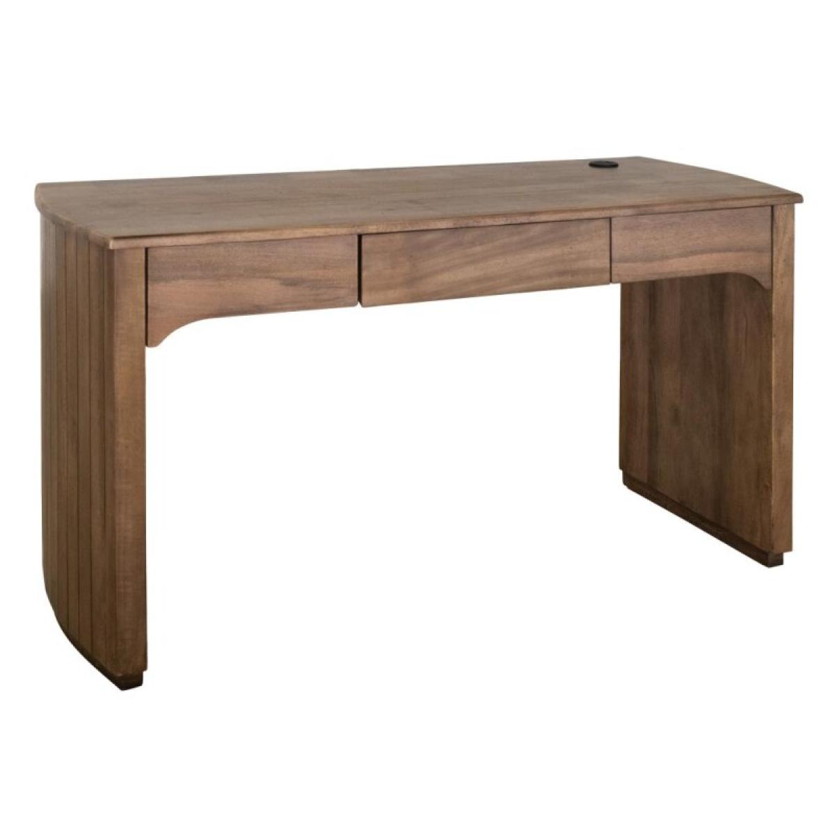 3 Drawer, Desk - Mezquite - Image 2