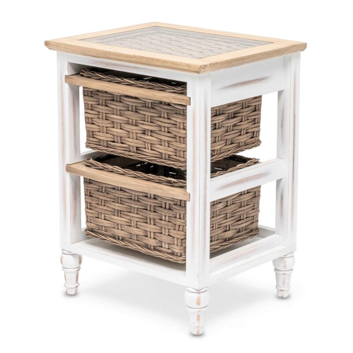Island Breeze 2-basket Storage Cabinet - Image 2