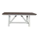 Farmhouse Fixed Top Trestle Table - Image 4