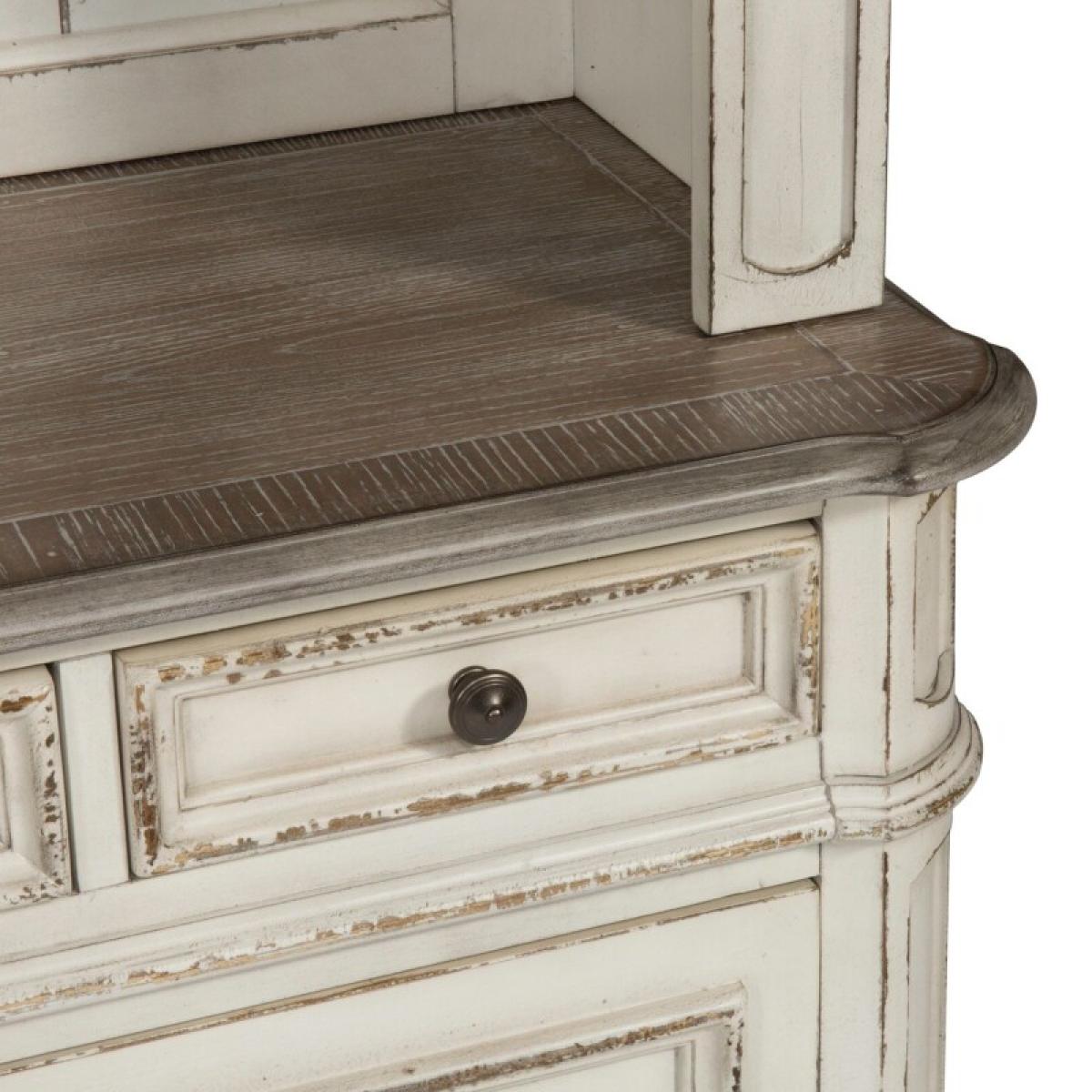 Magnolia Manor 3 Piece Desk & Hutch Set - Image 6