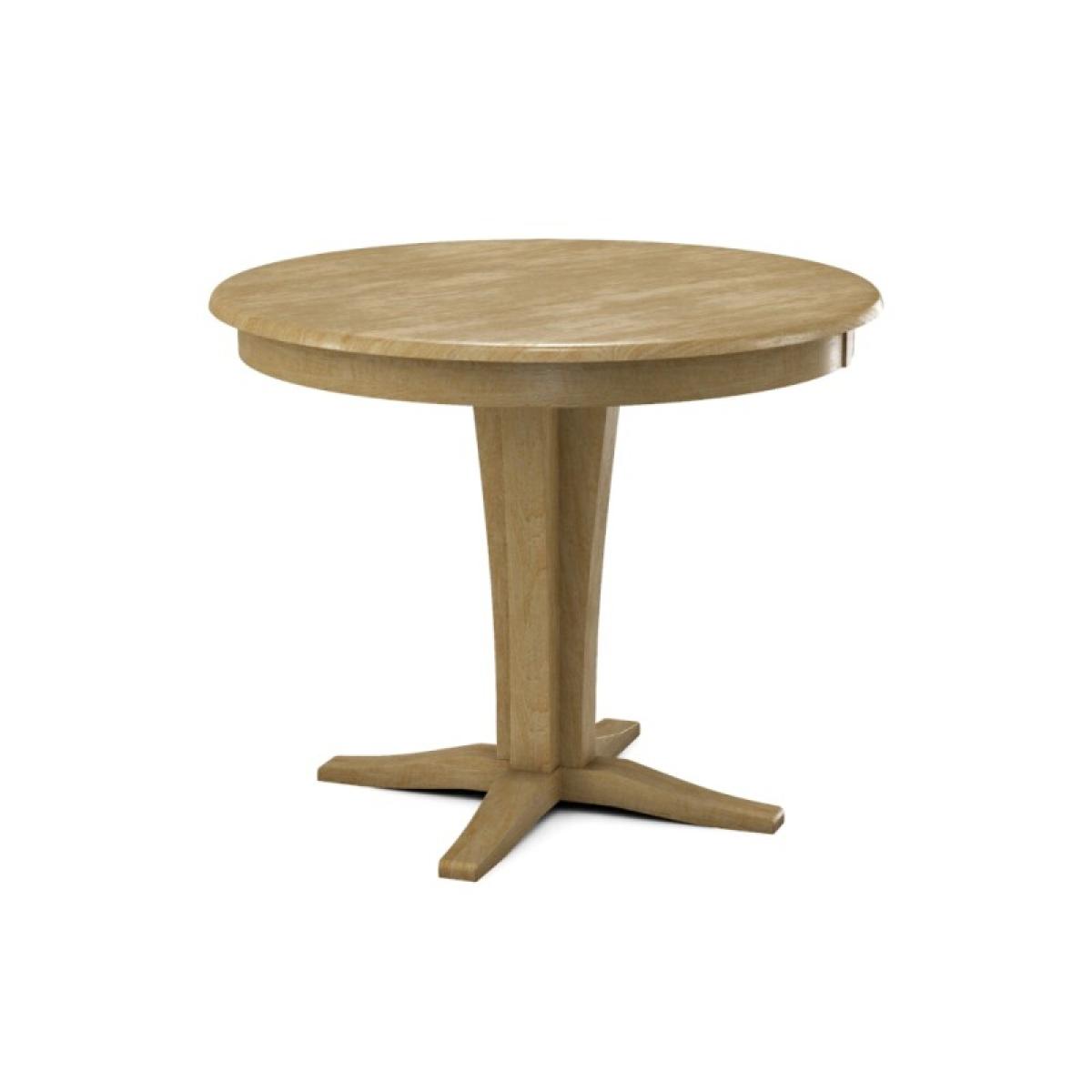 Build Your Own Pedestal Table w/ 30"H Verano Pedestal for Solid Tops - Image 25