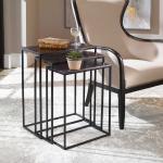 Coreene Nesting Tables, Black, S/3 - Image 7