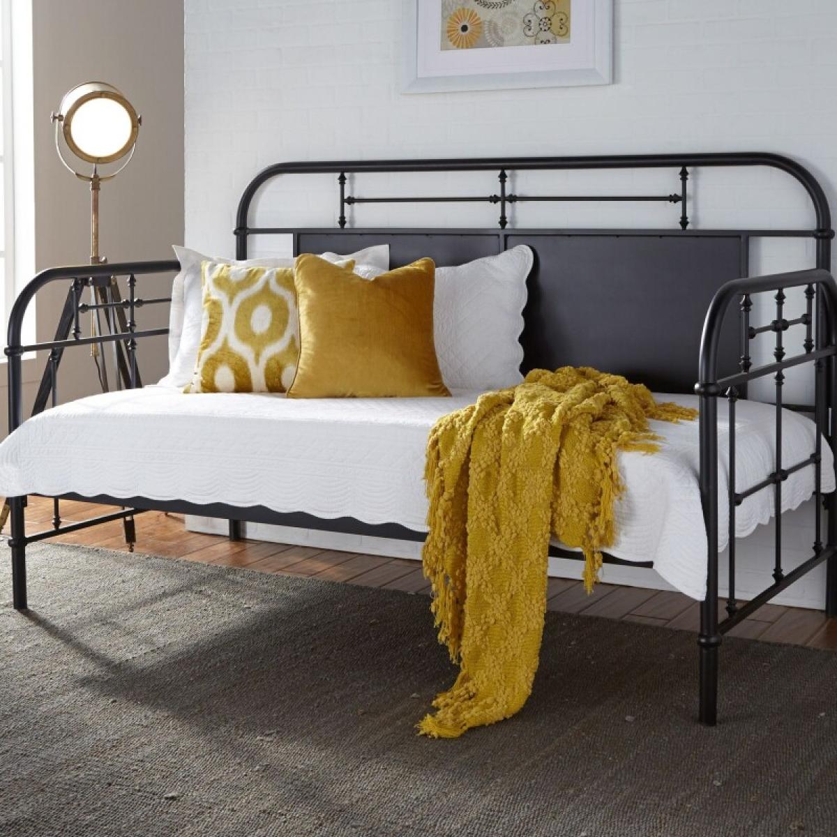Vintage Series Twin Metal Day Bed - Black - Image 2