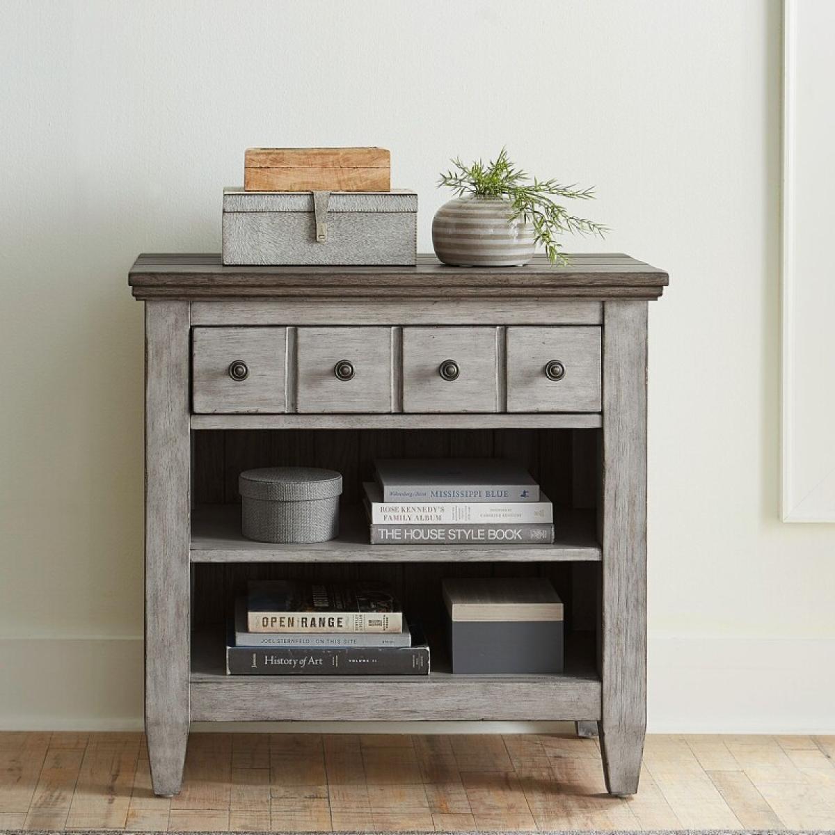 Heartland 1 Drawer Night Stand w/ Charging Station - Image 2