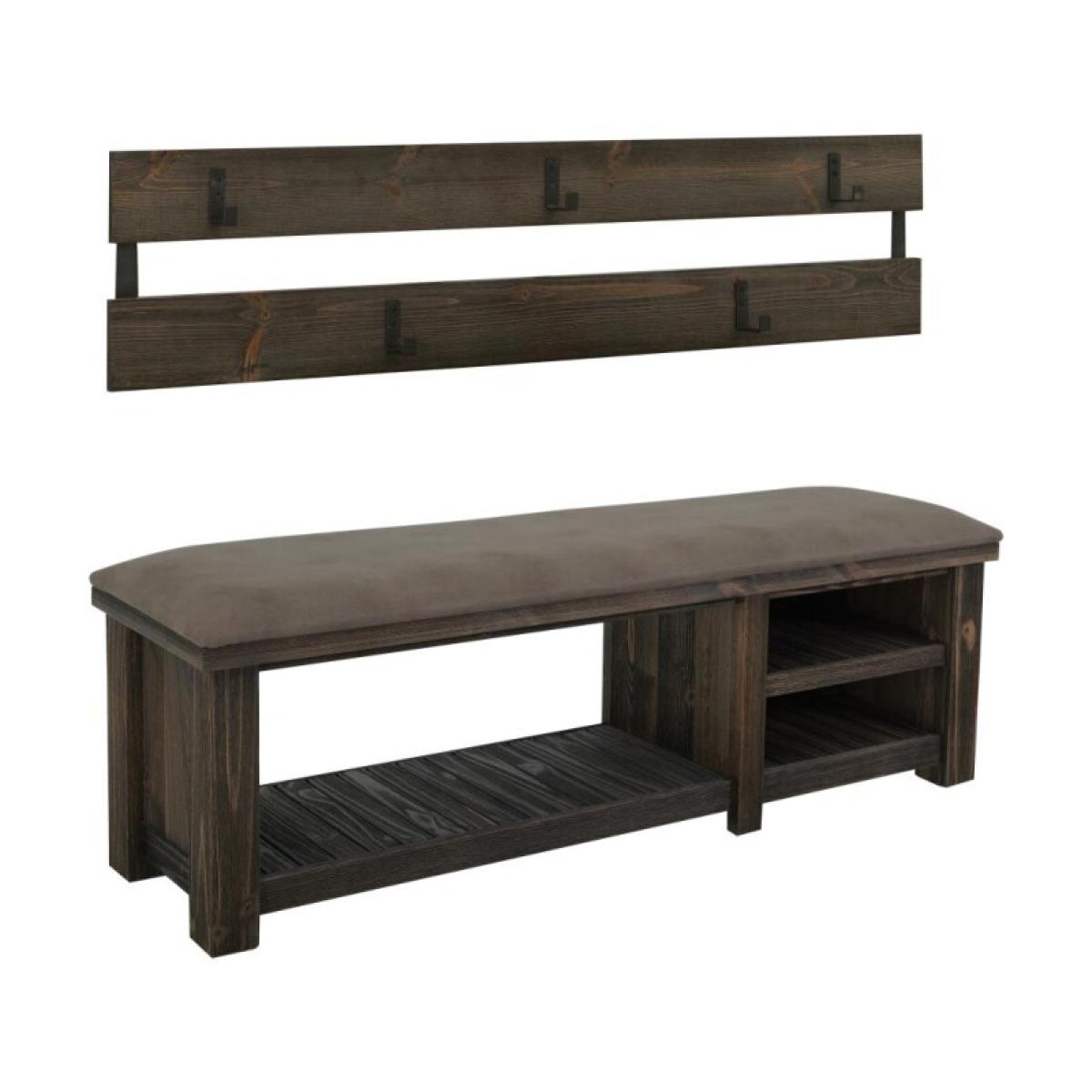 Coat rack and bench - Dutton - Image 3