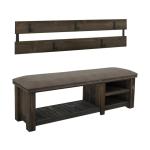 Coat rack and bench - Dutton - Image 3