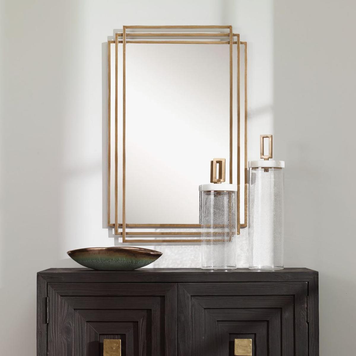 Amherst Mirror, Gold - Image 4