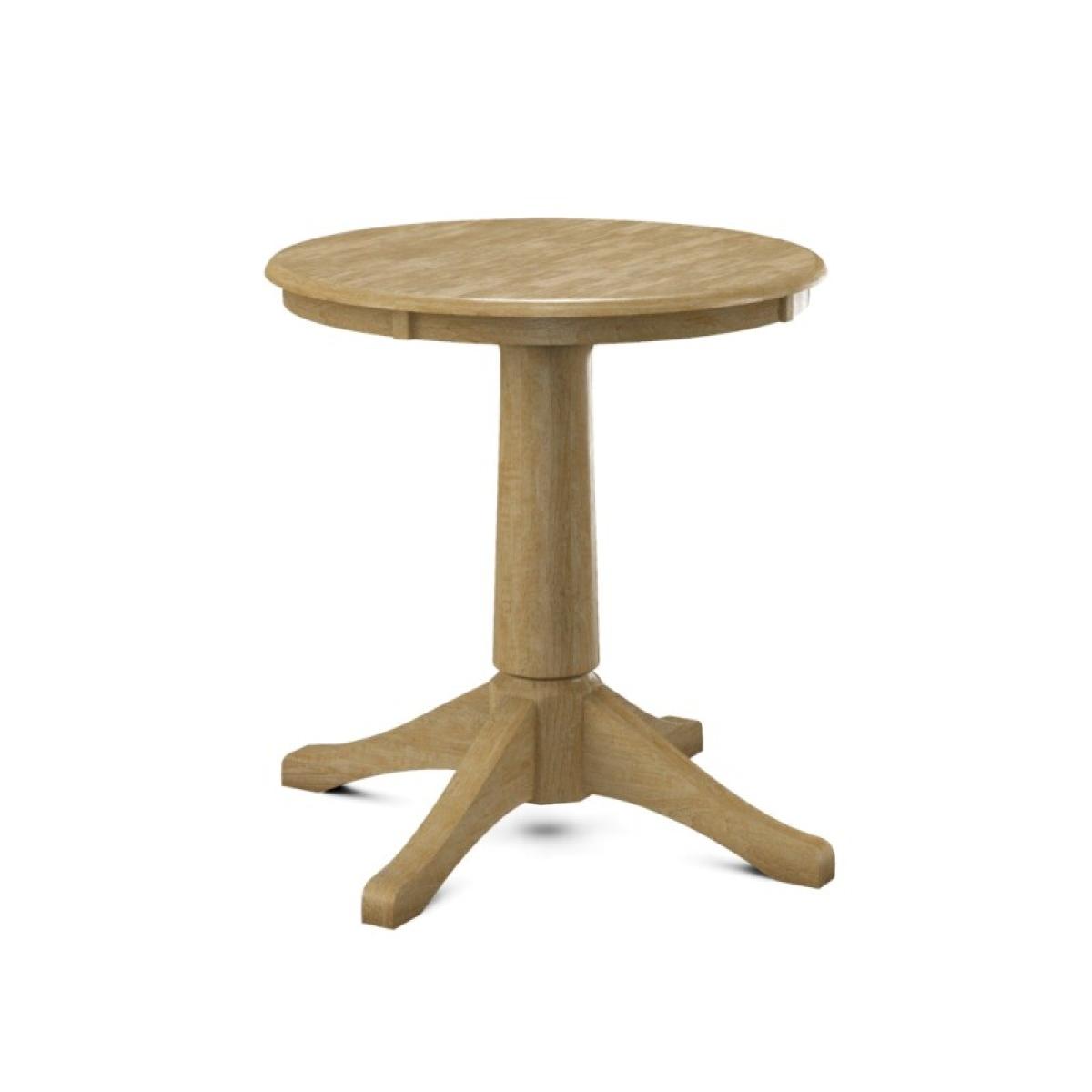 Build Your Own Pedestal Table w/30"H Small Transitional Pedestal - Image 26