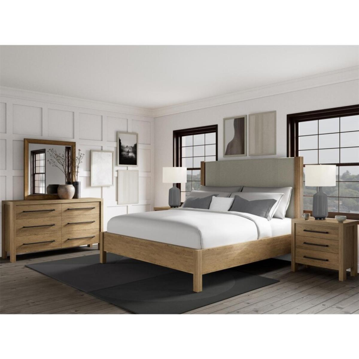 Davie Queen Upholstered Bed - Image 7