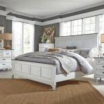 Allyson Park Queen Panel Bed, Dresser & Mirror, Chest, Night Stand