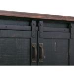 4 Sliding Doors, 4 Metal Mesh Doors Cocktail Table - Pueblo - Image 12