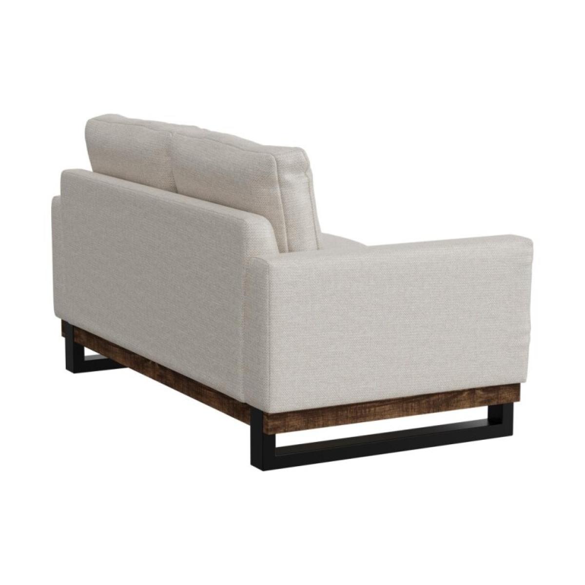 Metal & Wood Base, Loveseat - Blackburn - Image 4