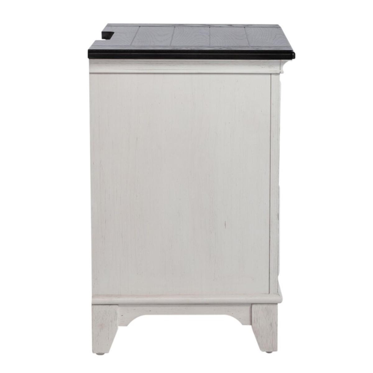 Allyson Park 2 Drawer Night Stand w/ Charging Station - Image 5