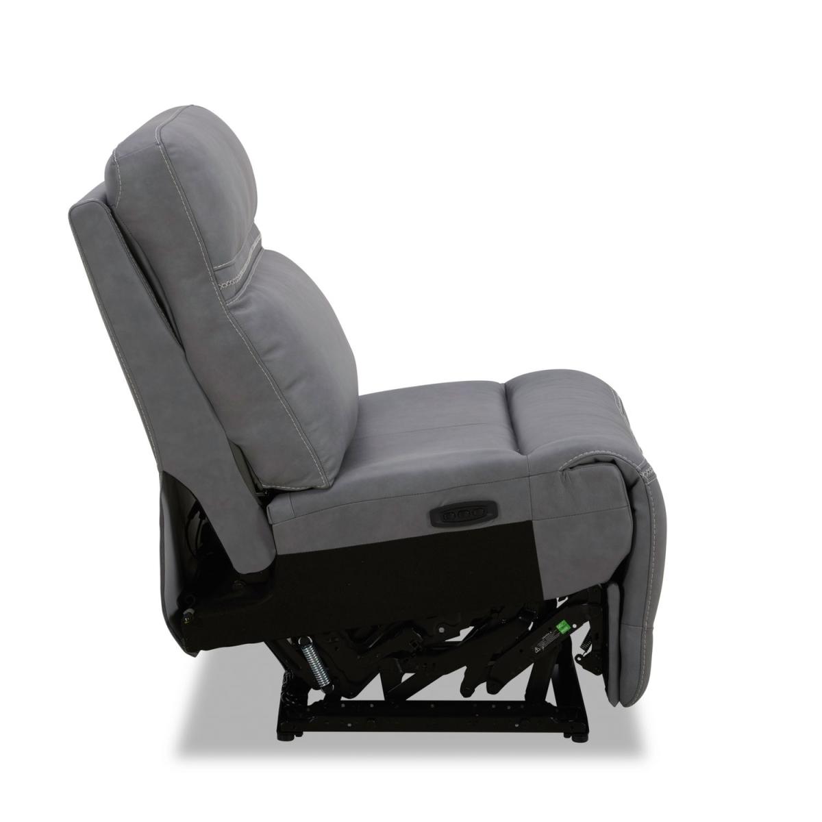 Armless Recliner P3 & ZG - Blue Gray - Image 5