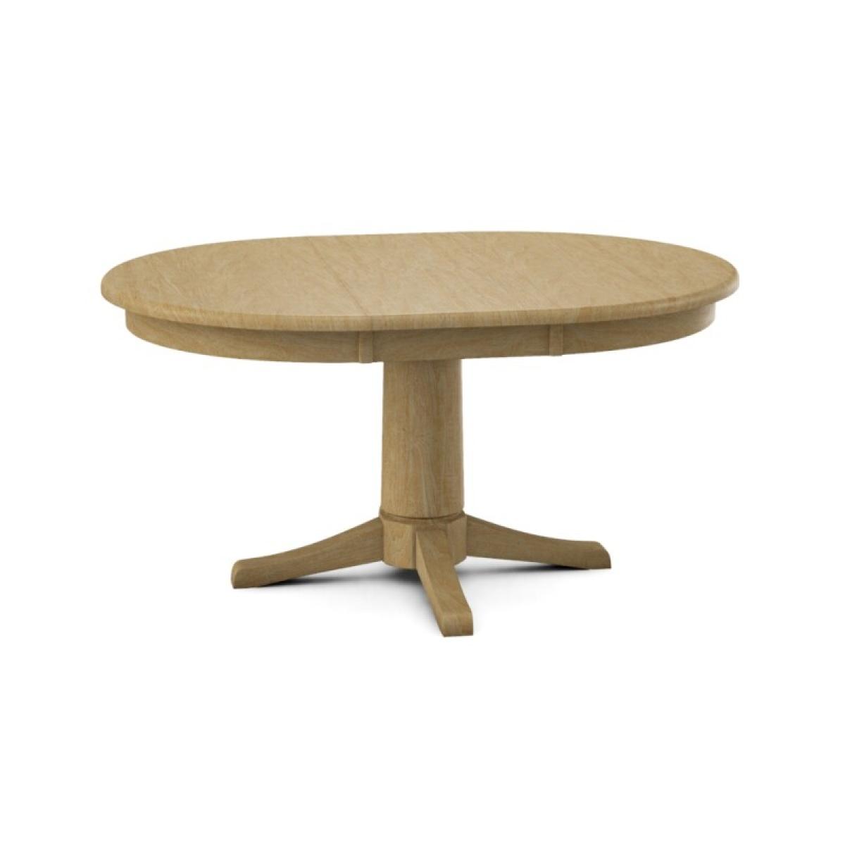 Build Your Own Pedestal Table w/42" x 60" Butterfly Leaf Extension Tabletop w/ Hall Bullnose Edge - Image 22