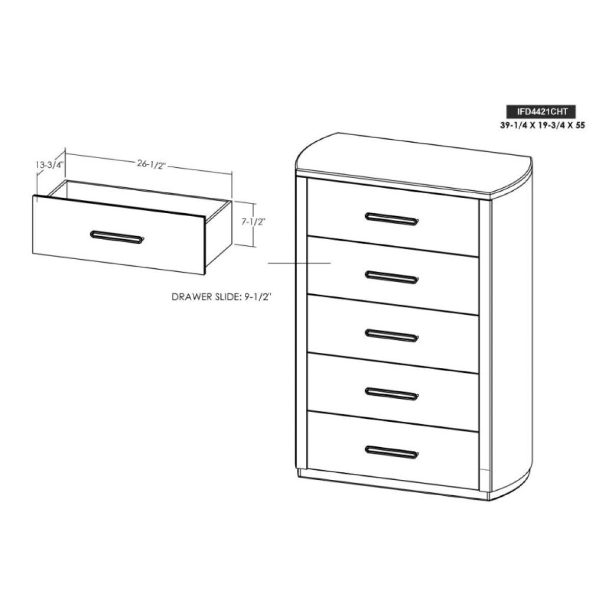 5 Drawer, Chest - Balam - Image 9