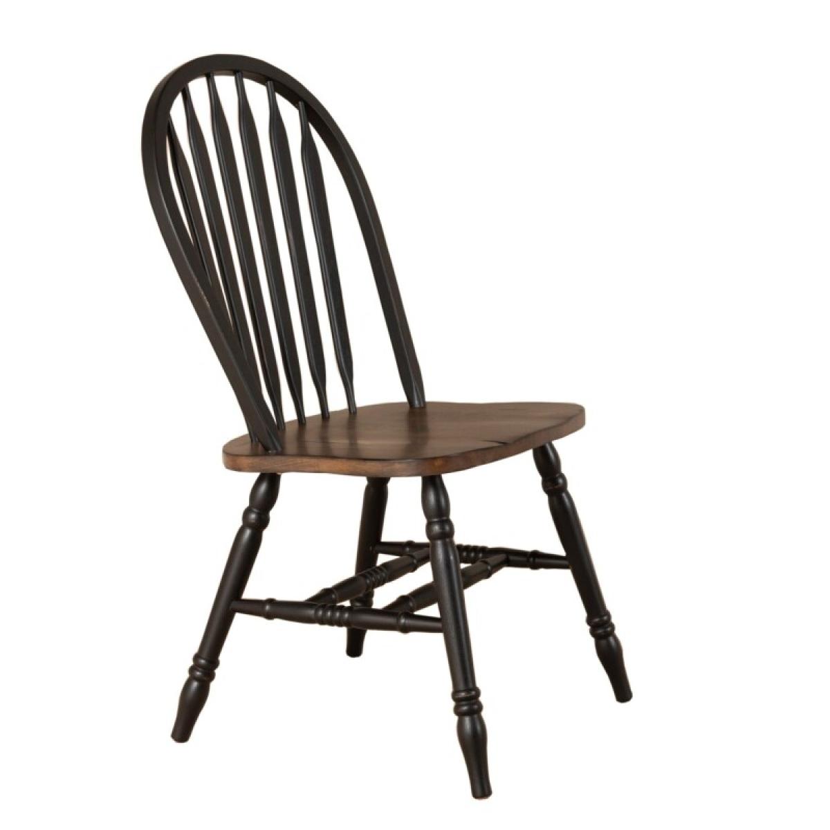 Carolina Crossing Windsor Side Chair- Black - Image 4