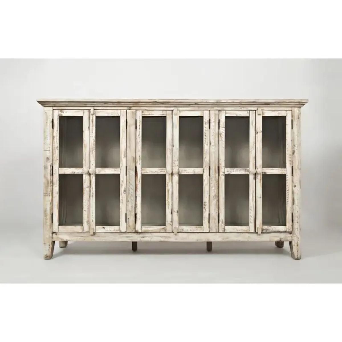 Rustic Shores 6 Door Accent Cabinet - Image 2